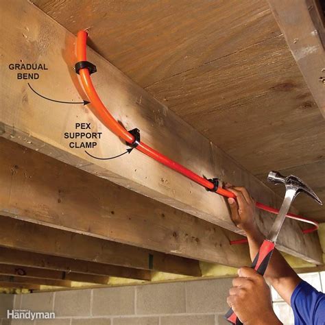 pex tubing supports